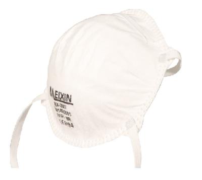Single Use Only FFP1 Dust Mask Respirator Easy Breathing / Speaking High Filtration