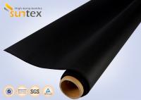 preto revestido da tela da cortina do fogo do plutônio de 0.43mm para canais da distribuição de ar
