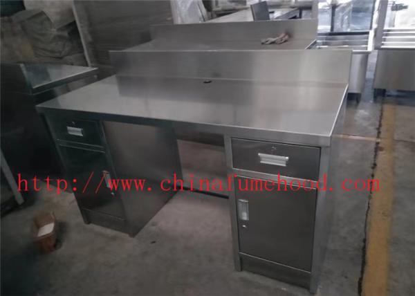 3000 MM Length Steel Color Stainless Steel Casework Stainless Steel Lab Furniture For Hospital and School Labotatory