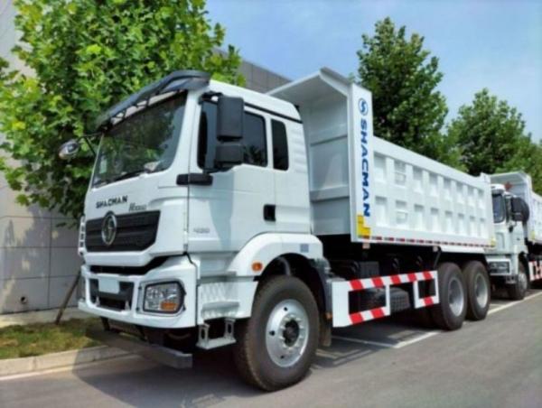 SHACMAN White Dump Truck 6x4 H3000 400 EuroII 10 Pneus Weichai Motor a diesel