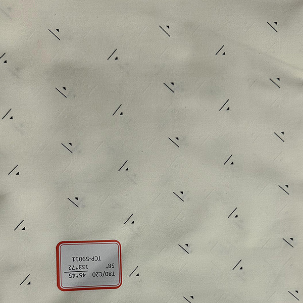 133X72 Printed Cotton Poplin Plain Geometric Print Dress Fabric