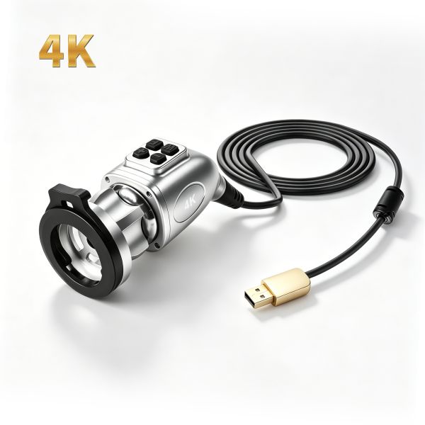 LN-S355 4K Digital USB3.0 Endoscope Camera Handle CMOS with Shortcut Buttons Plug and Play for PC Laptop