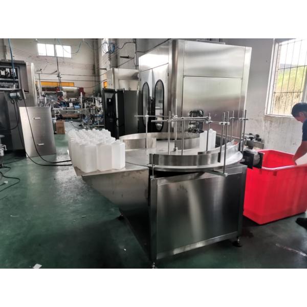 Pet Bottle Filling packing Line With Automatic Medical Alcohol / Chemical Liquid / Acetic Acid Filling Capping Machine