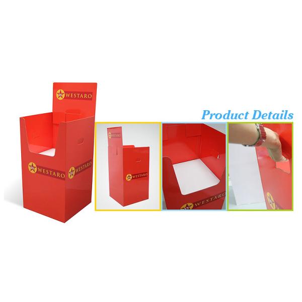 Recycled Cardboard Shopping Bags With Handle , Kraft / Coating Paper