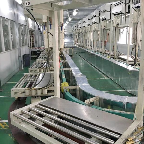 Ligne d'assemblage automatique du climatiseur à fente convoyeur de vitesse convoyeur de chaîne 60 kW
