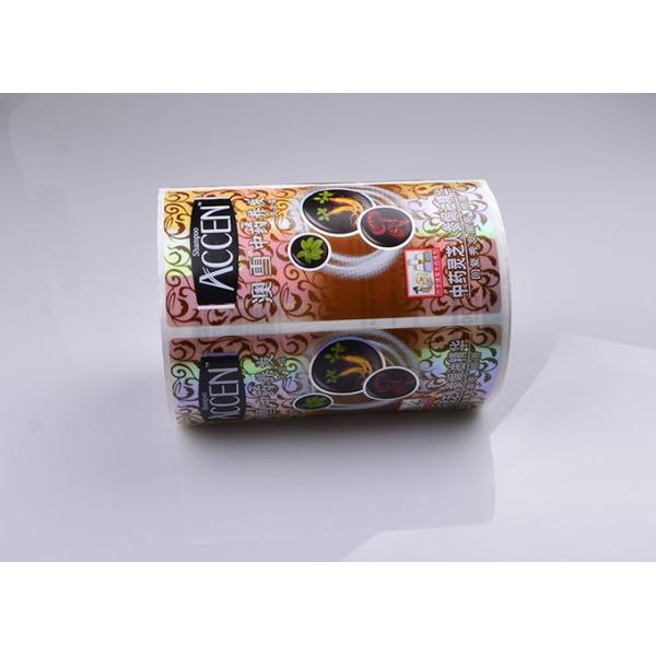 Print custom waterproof adhesive label sticker for hair care shampoo bottle packaging