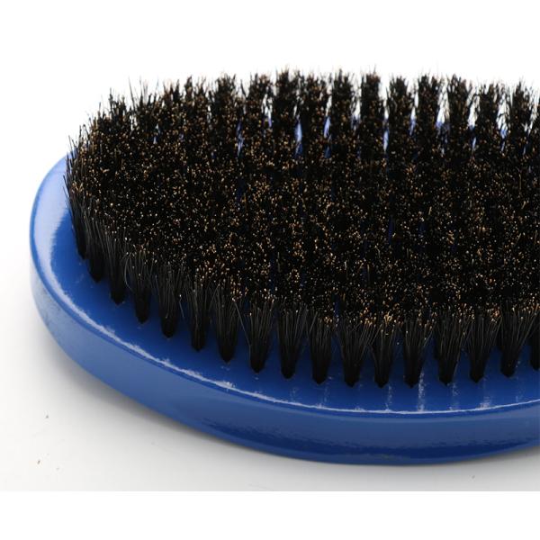 На заказ Синий сгибающийся волновой щетка кривая для 360 мягкий кабана щетка для волос роста стиль