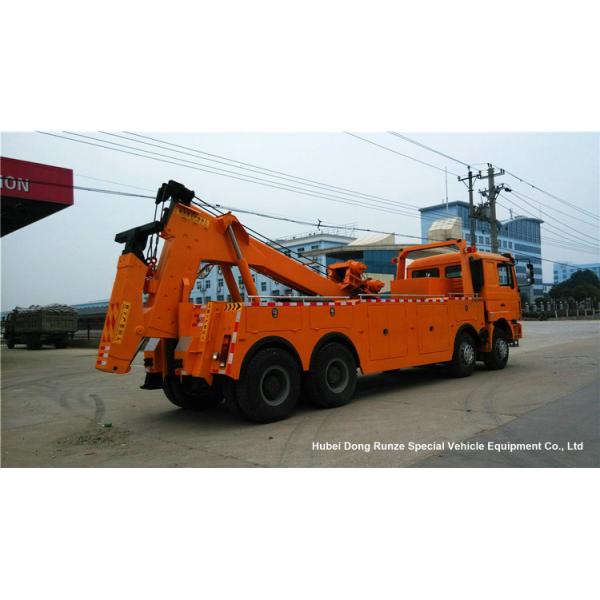 SHACMAN F3000 40Ton Wrecker Tow Truck , Heavy Duty Recovery Trucks