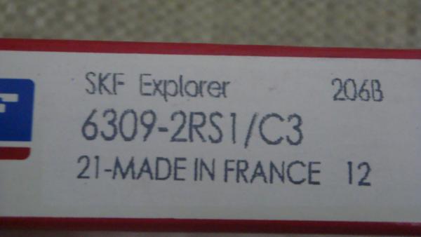 Single Row 6300 Series Radial Deep Groove Ball Bearing 6309 2RS1 C3 SKF Bearing