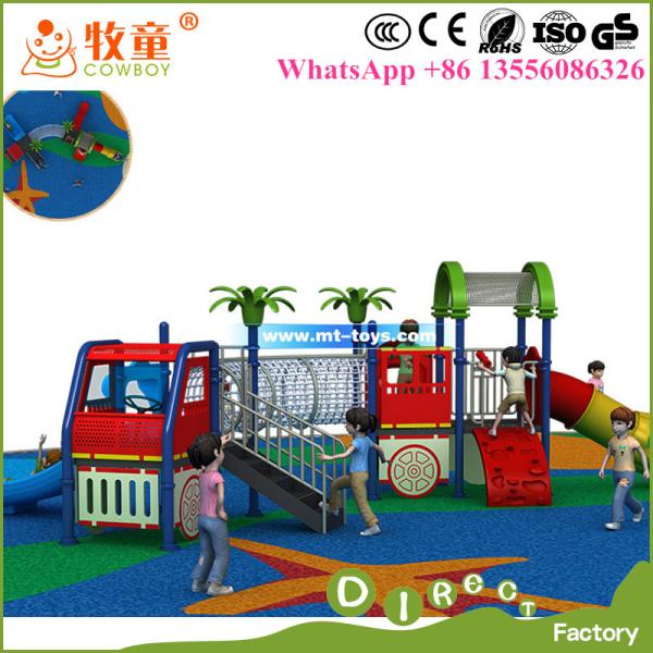 Kids Outdoor Plastic Playground, Plastic Playground Equipment Outdoor