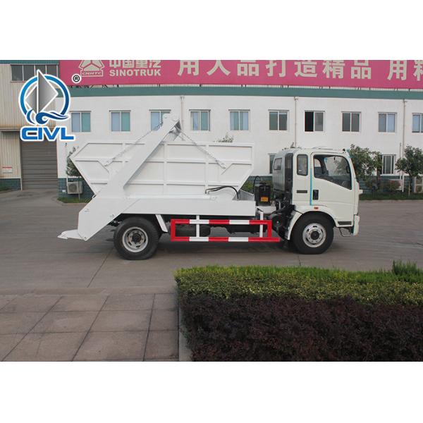 EuroIII 4x2 HOWO brand Light Hork Arm Garbage Truck Collection 5M3 Q235 Material 190HP
