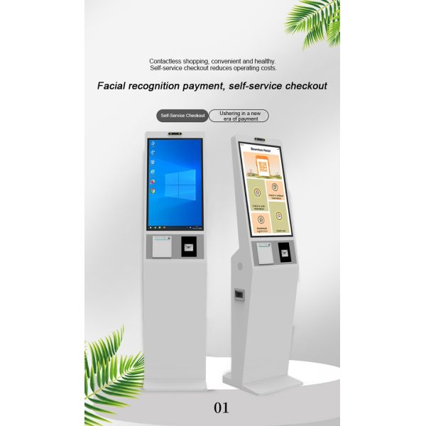 23.6 inch Windows Automated Queue Management System Hospital Triage And Queuing Kiosk for Bank/hospital