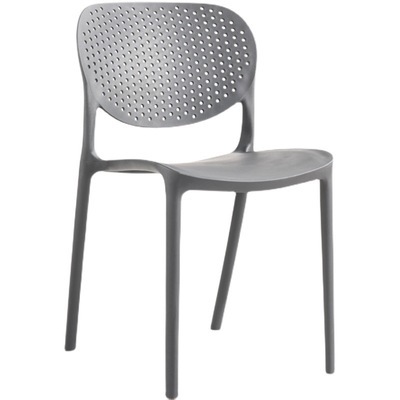 High Quality China Back Breathable Colorful Dining Stackable Plastic Chairs