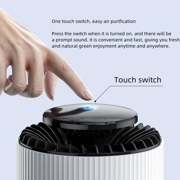 Vertical DC5V Portable Air Purifier Formaldehyde Removal Aromatherapy Machine