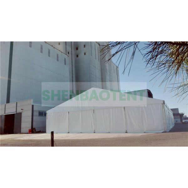 500 Person 50 X 140 Clear Gable White Outdoor Event Tent , White Outdoor Tent