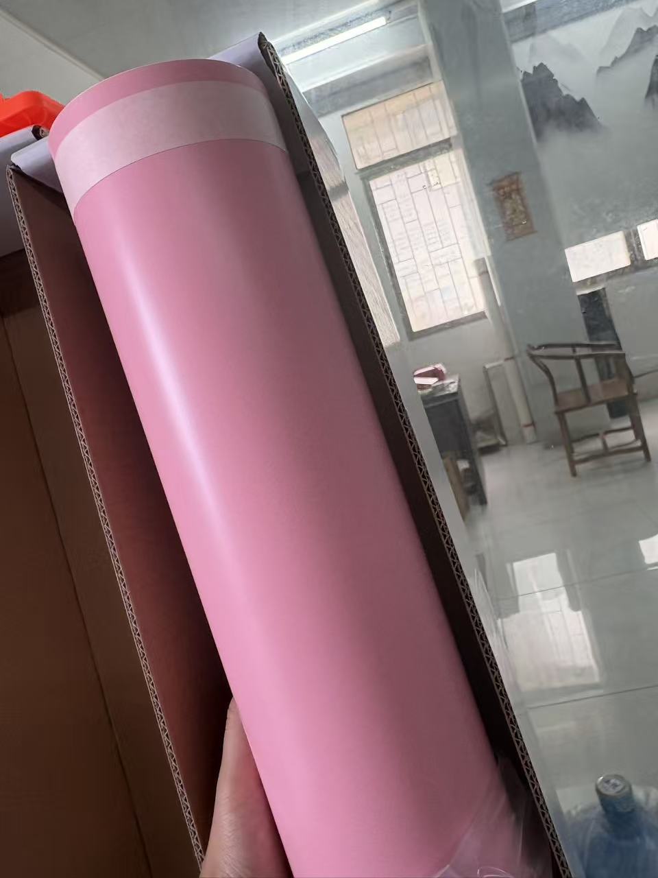 Matte electric sakura pink Color TPU PPF Film UV-Proof Self-Cleaning Stain-Resistant Dry Application Car Paint Protection Film