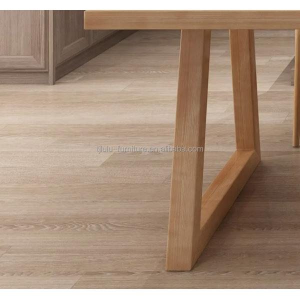 Modern Solid Wood Dining Table Furniture Set for Dining Room and Kitchen L120*W70*H75CM
