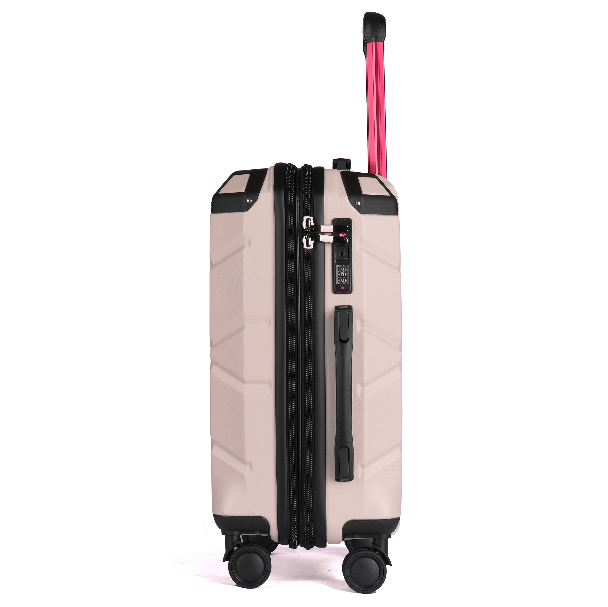 Unisex Custom Logo Trolley Luggage Set Hook Bottom Handle Explosion-Proof Zipper Mainly Made ABS/PP/PC Outdoor Usage Suitcase