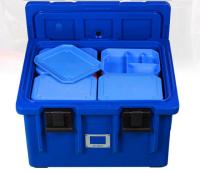 70L isolou os recipientes de transporte do alimento, caixas Thermo para o transporte do alimento