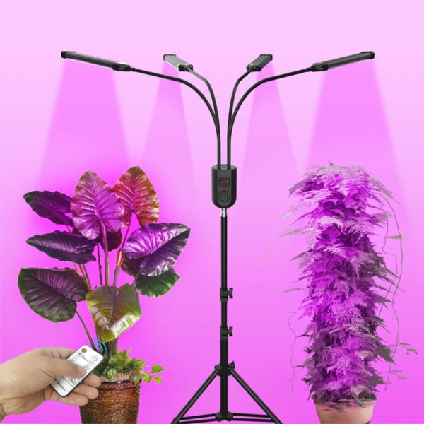 Large Plants 60W LED Grow Lights With Intelligent And Remote Controler