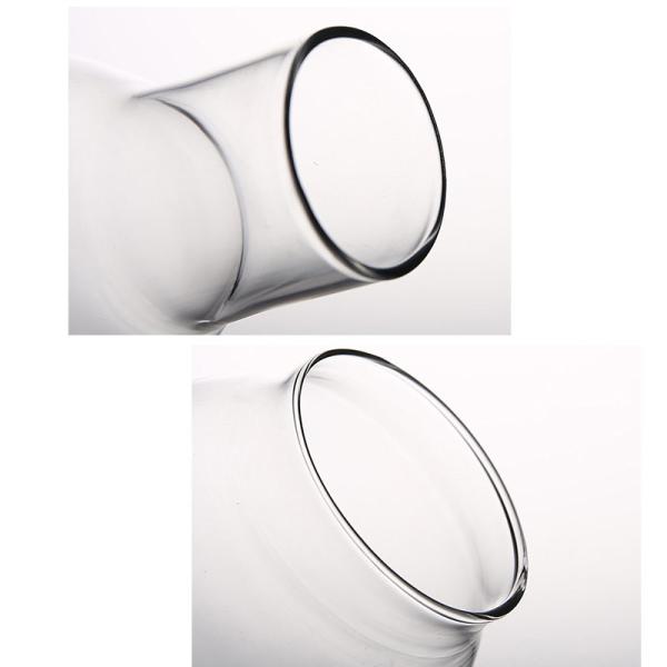 Custom Logo Clear Borosilicate Glass Candlestick