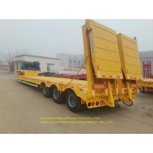 Low Bed Heavy Duty Semi Trailers trailer 3Axle 60T Transporter