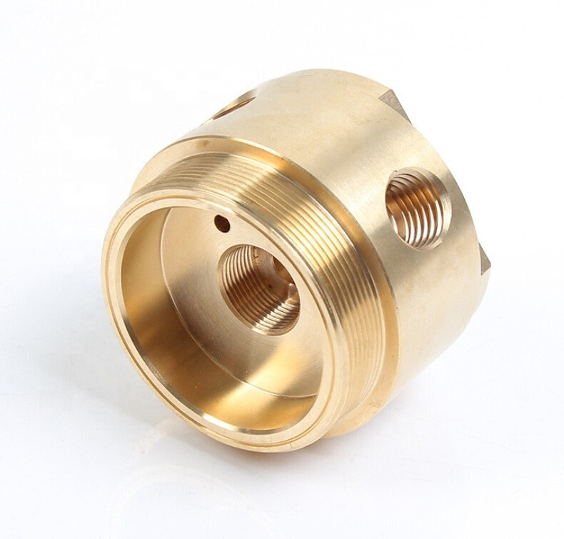 Допуск Ra3.2 частей 0.01mm латунного медного токарного станка CNC подвергая механической обработке