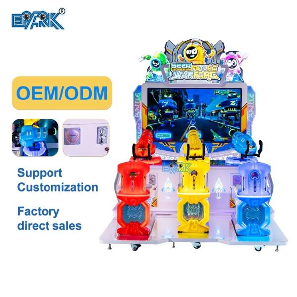 Amusement Park Ball Shooting Arcade Machines Carnival Monster Realms Tv Gun Game
