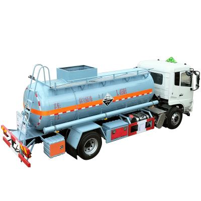 10.3m3 Cargo Truck Dongfeng Tianjin 4*2 Corrosive Tank Truck EURO 6 Emission Standard