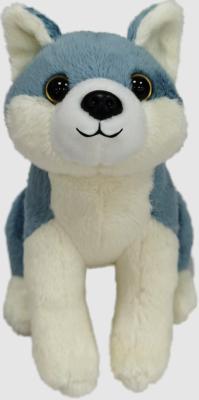 16cm 6.3 Inch Wolf Wild Animal Plush Toys Made Out Of Recycled Materials Baby Friendly