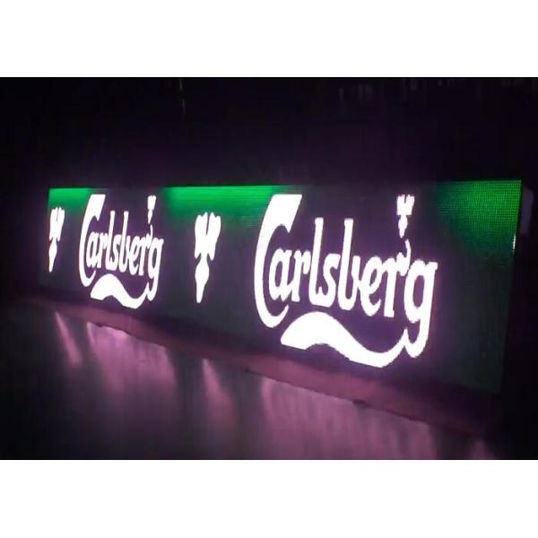 Pure White Balance Sports Perimeter LED Display 768x768mm Led Billbaord