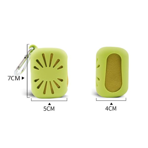 Silicone Case Quick Drying Microfiber Sports Towel Portable for Outdoor Travel