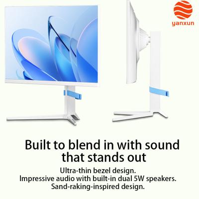 QHD Resolution 32 Inch Gaming Monitor RGB Lighting Adjustable Bracket 99% SRGB White Color