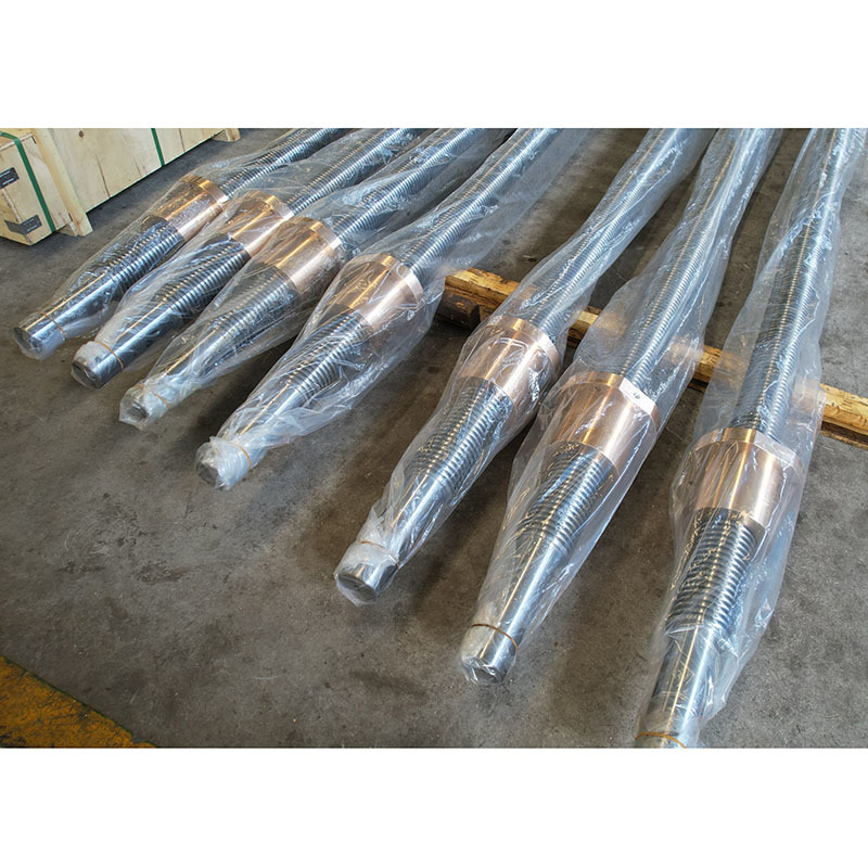 Heavy Load Trapezoidal Lead Screw, Black Oxide Surface Treatment Anti-Stick-Slip Linear Transmission Screw for Automated Conveying Equipment Customizable