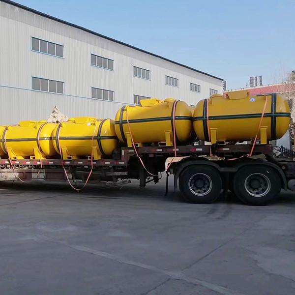 réservoir de stockage de métaux légers avec 1202 kg de charge utile pour la logistique chimique dangereuse