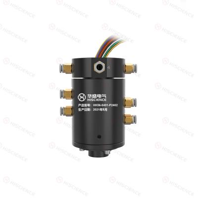 ISO 4 Passage Rotary Union Pneumatic 24 Circuits 2A For Cleanrooms