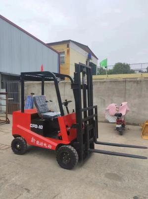 Small Electric Forklift  1 Ton Electric Forklift With 2.5 Meters Turning Radius And 48V Battery Voltage