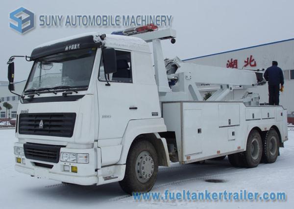 Single Cab Styer King IND 35 Wrecker Tow Truck Independent Boom And Under Lift