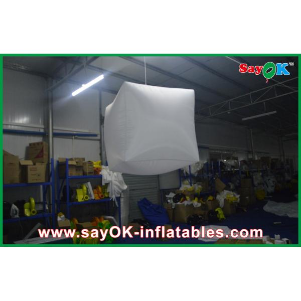 Вися этап освещая раздувной квадрат украшений праздника крытый