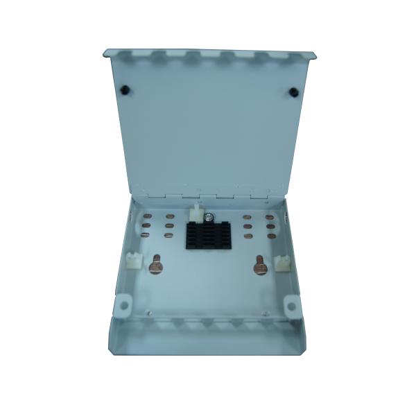Indoor Metal 6 Port Terminal Box Fiber Optic FTTH With SC Adapter Port