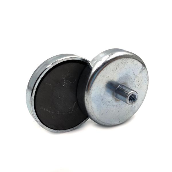 D63mm 36KG Ceramic Ferrite Magnet For Construction