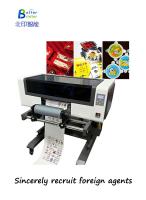Améliorez la caisse mobile UV de l'imprimante A3 d'autocollant de l'imprimante DTF enferme dans une boîte l'imprimante UV Laminator All In un de Dtf de machine d'impression