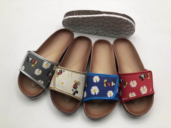 Wholesale 2020 Fashion PVC Sole Slippers Women Custom Slide Sandal With Logo Size 36-41#