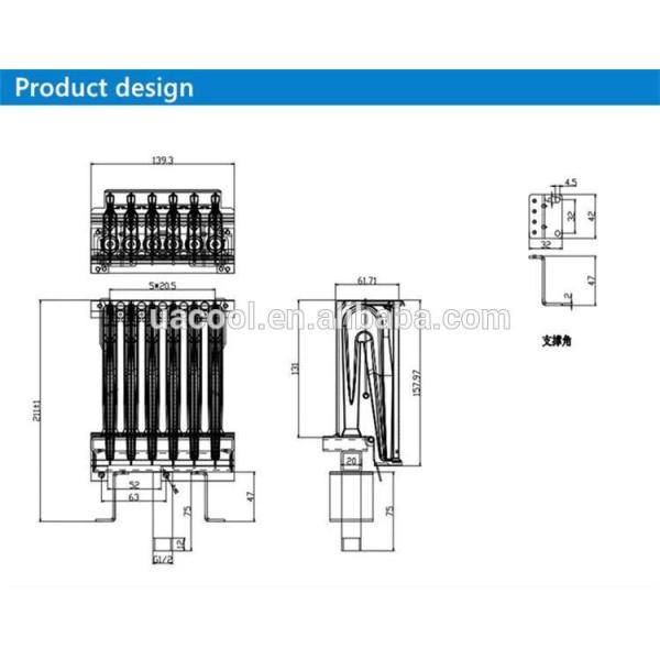                  6 Rows LPG Ng High Quality Burner Trays for Stove             