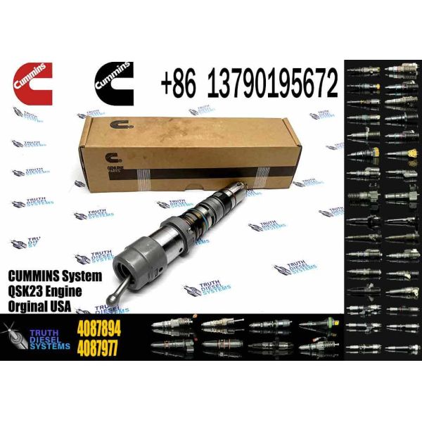 Aftermarket Fuel Injector 4088431 4087889 4076533 for Cuummiins QSK23 QSK19 Diesel Engine Diesel Engine Parts