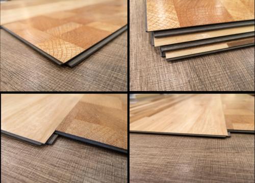 Revêtement de sol intérieur en vinyle SPC LVT LVP PVC à dos sec antidérapant/installation adhésive pour maison, garage, 2 mm, 2,5 mm, 3 mm, salle de sport, école