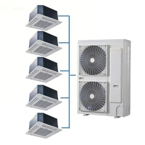 15.5kw 52kbtu Inverseur de courant continu Vrv climatiseur pour appartements Technologie silencieuse Petit système HVAC 30m Différence de hauteur de tuyauterie