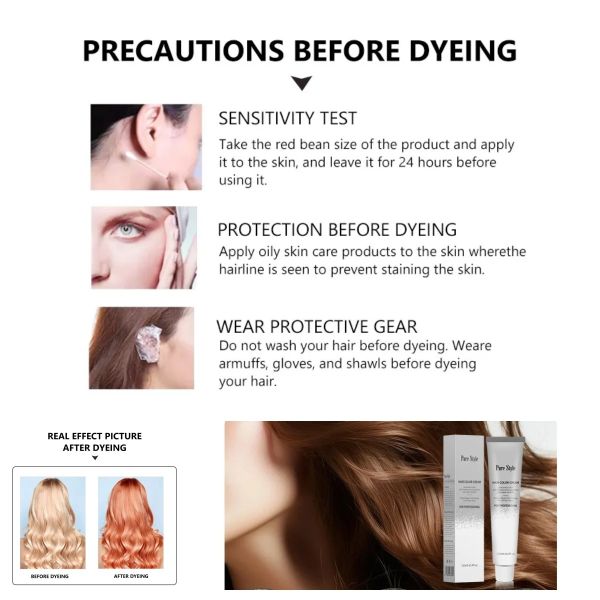 Private Label Hair Coloring Product Organic Hair Dye with 47 Colors Hair Dye Cream Wholesale Hair Color Manufacturer