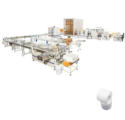 PLC Touch Screen Toilet Roll Packing Machine
