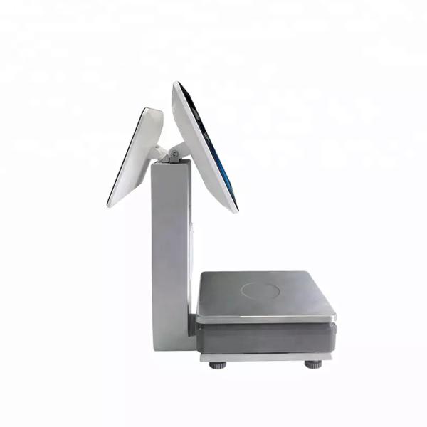 Система Pos киоска экрана касания масштаба кассового аппарата веса цифров электронная